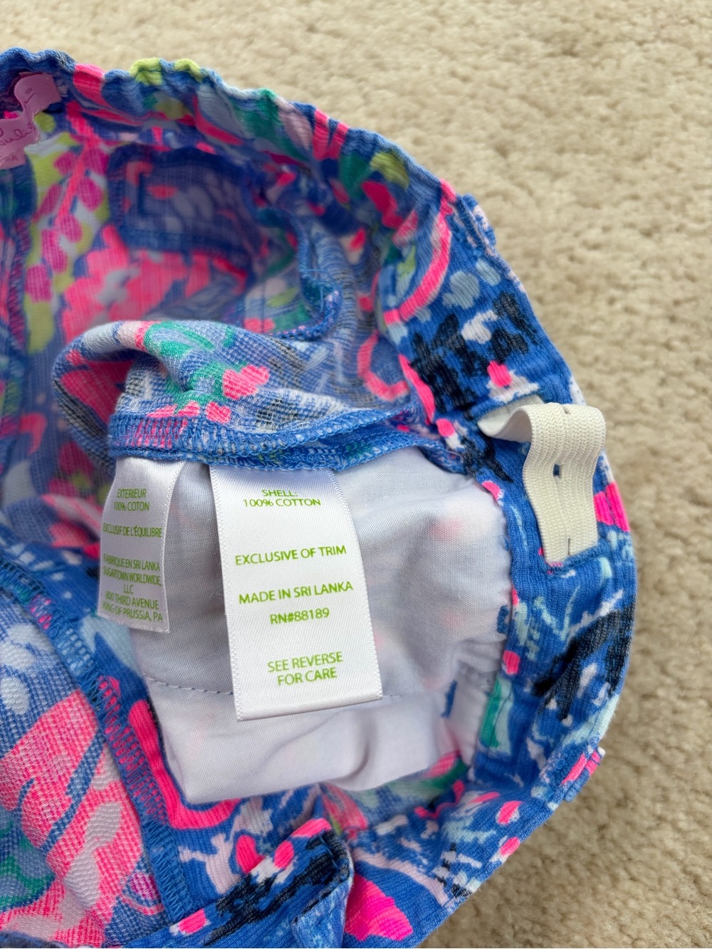Lilly Pulitzer Girls Size 12 Callahan Shorts in Fantasy Garden - Picture 6 of 6